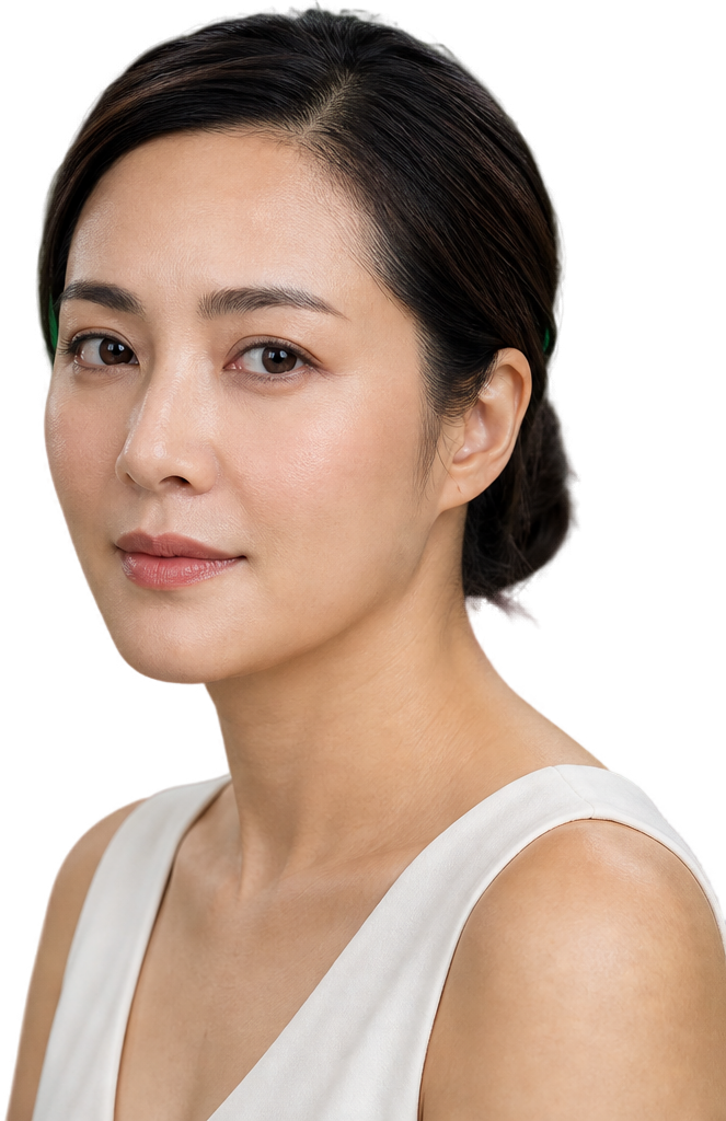 นางแบบในภาพนำเสนอ Integration แต่งหน้าอ่อนในสไตล์ KPS Aesthetic